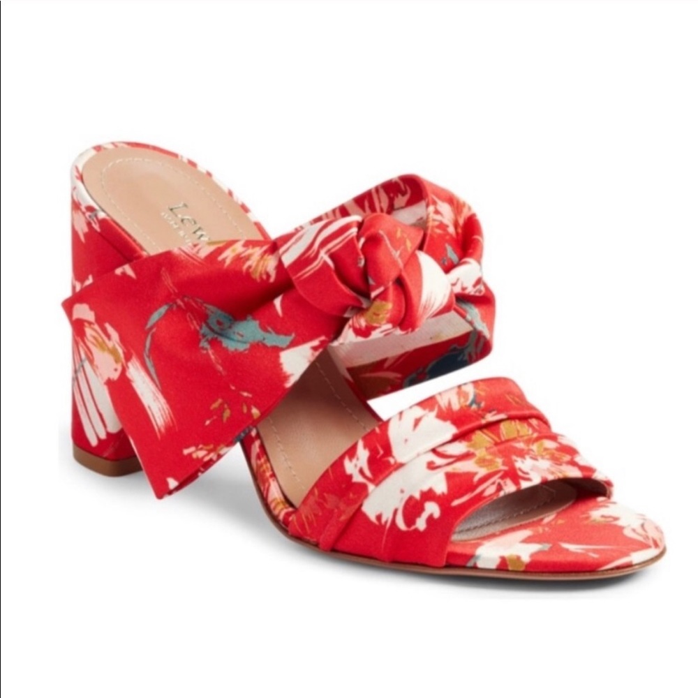 Lewit Rosa Floral Bow Mule Size 41